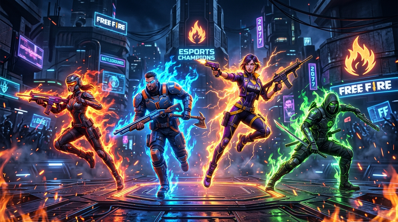 Free Fire 3D Esports Character